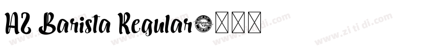 AZ Barista Regular字体转换